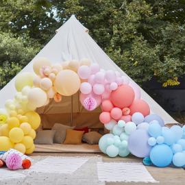 Ballonbue med Dekorationer Luxe Bright