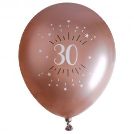 Balloner 30 år Birthday Party Rosaguld