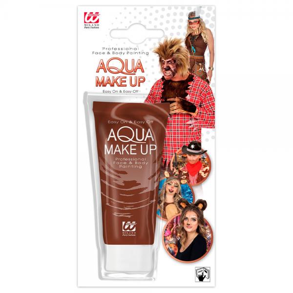 Aqua Makeup p Tube Brun