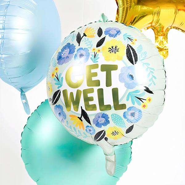 Folieballon Get Well