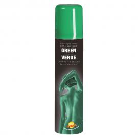 Hår- og Kropsmaling Spray Grøn UV