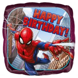 Spiderman Folieballon Happy Birthday