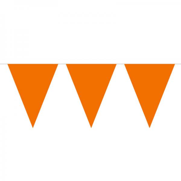 Flagguirlande Orange