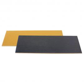 Kagefade Guld & Sort Rektangulær 30 cm 50-pak