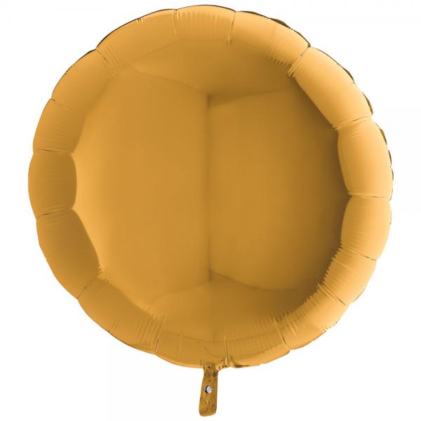 Folieballon Rund Guld XL