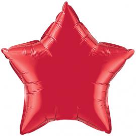 Folieballon Stjerne Rød
