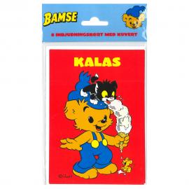 Bamse Invitationskort