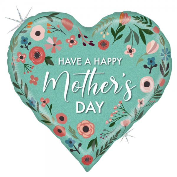 Have A Happy Mothers Day Hjerteballon