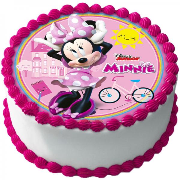 Minnie Mouse Kageprint A 16 cm