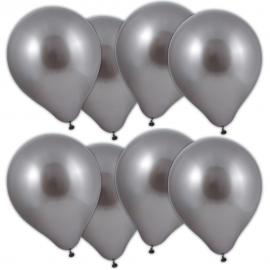 Miniballoner Sølv