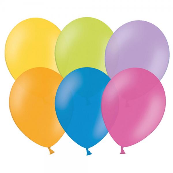 Sm Latexballoner Pastel Mix 100-pak