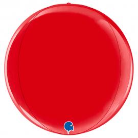 Globe Folieballon Rød