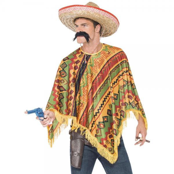 Mexicansk Poncho med Overskg
