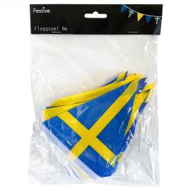 Flagguirlande Sverige Flag Mini