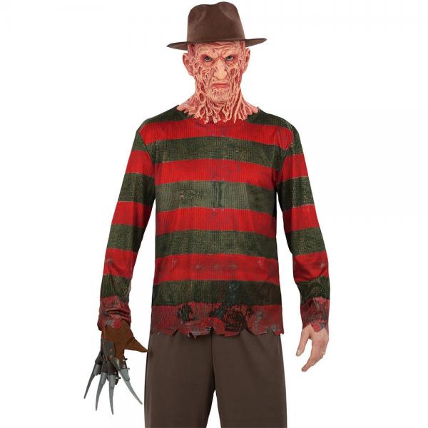 Freddy Krueger Trje med Hat og Handske