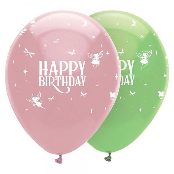 Fairy Forest Balloner Happy Birthday