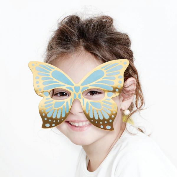 Shimmering Butterfly Papmasker