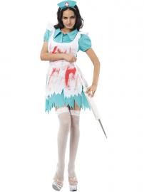 Blodig Sygeplejerske Kostume