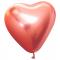 Hjerteballoner Chrome Rosaguld
