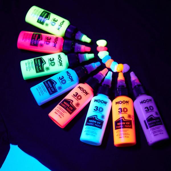 Moon Glow Neon UV Tekstilfarve 30 ml