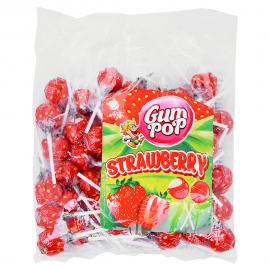 Gum Pop Jordbær Slikkepinde 48-pak
