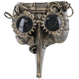Viktoriansk Steampunk Pestlæge Maske