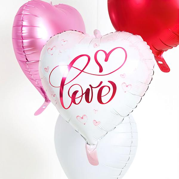 Folieballon Hjerte Love