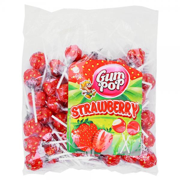 Gum Pop Jordbr Slikkepinde 48-pak