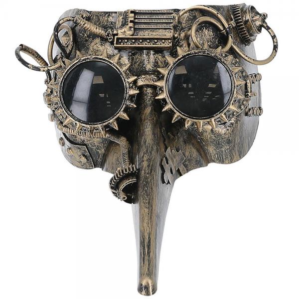 Viktoriansk Steampunk Pestlge Maske
