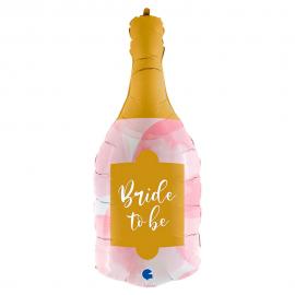 Bride To Be Ballon Flaske