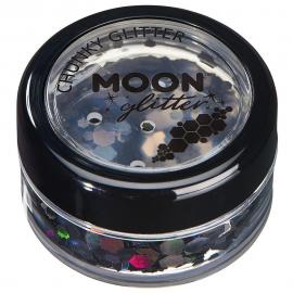 Moon Glitter Holografisk Chunky Glitter Sort