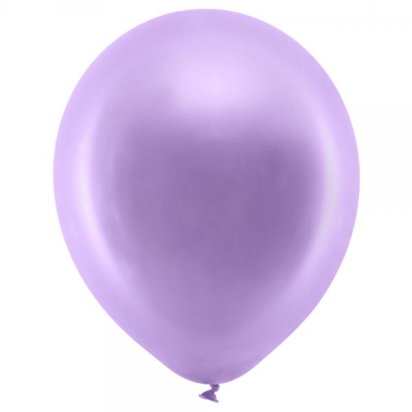 Rainbow Sm Latexballoner Metallic Violette