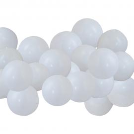 Miniballoner Hvid