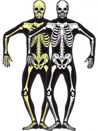 Selvlysende Skelet Kostume