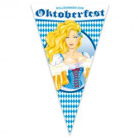 Oktoberfest Flagvimpel Dirndl Pige Stor
