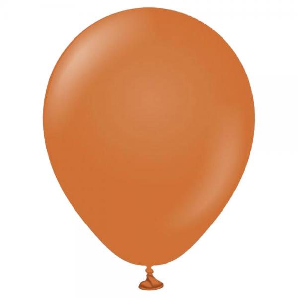 Brune Miniballoner Caramel Brown