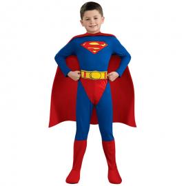 Superman Børnekostume Large