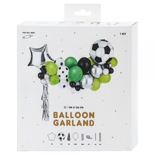 Ballonguirlande Fodbold