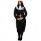 Sort Nonne Kostume Plus Size