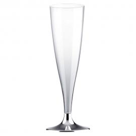 Plastikglas Champagne Sølv