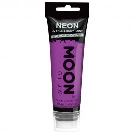 Moon Glow Neon UV Krops- & Ansigtsfarve Lilla 75 ml