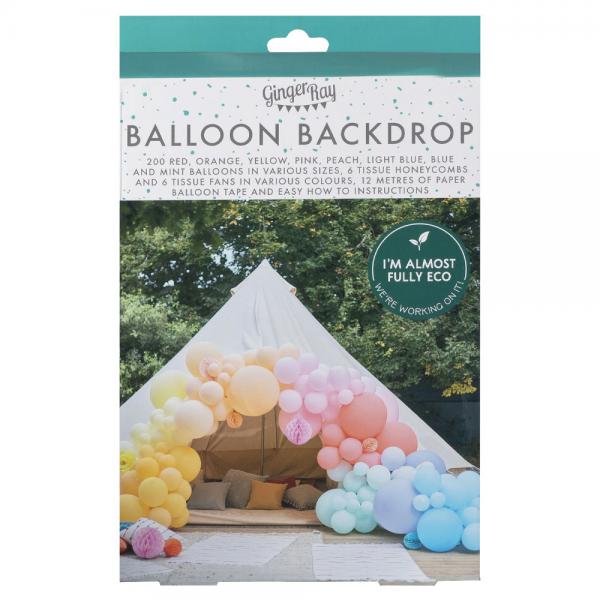 Ballonbue med Dekorationer Luxe Bright