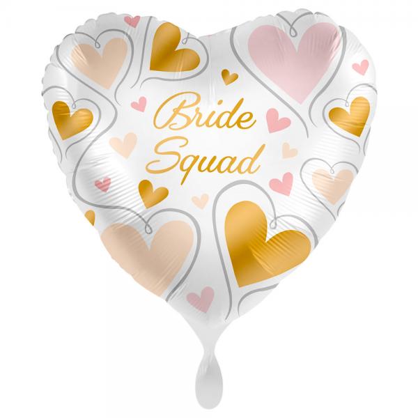 Hjerteballon Bride Squad