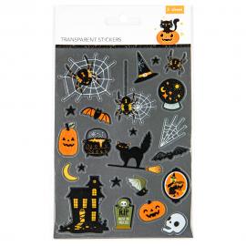 Transparent Halloween Stickers
