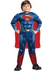 Superman Børnekostume med Muskler Large