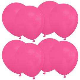 Lyserøde Miniballoner Hot Pink 100-pak