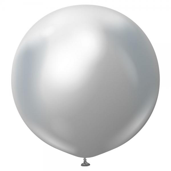 Slv Kmpestor Chrome Latexballoner 2-pak