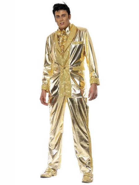 Elvis Kostume i Guld