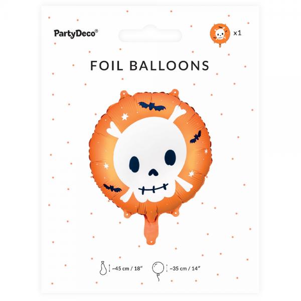 Halloween Folieballon Ddningehoved
