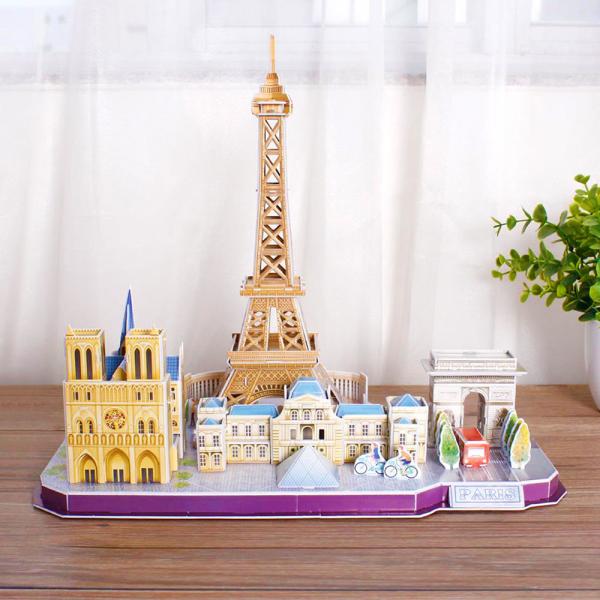 3D Puslespil Cityline Paris